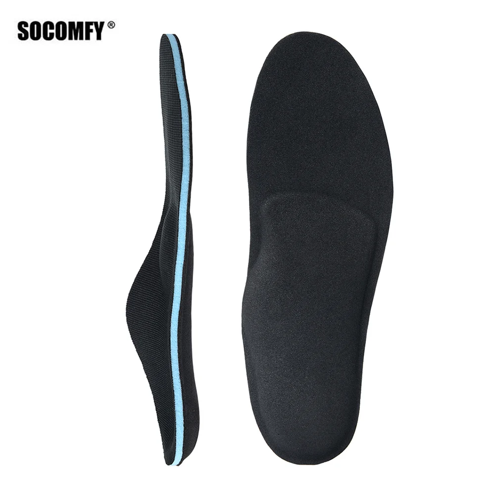 

SOCOMFY Men and Women Orthotic insole Arch Support Insole For Flat Feet Orthotic Memory form Insole for orthopedic Shoes