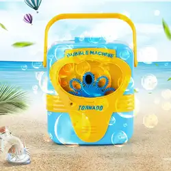 Автоматическая музыкальная пузырчатая машина с детскими игрушками электрическая пузырчатая машина с пузырчатой водой