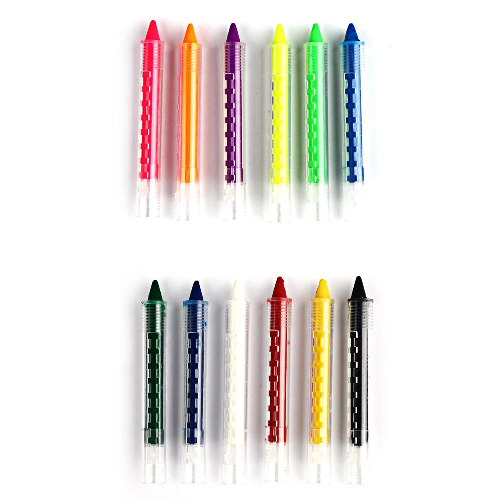 Face Body Painting Crayon 6 Colours Kit Set Sticks Party Wedding Kids Children Painting Sticks Learning Drawing Toys