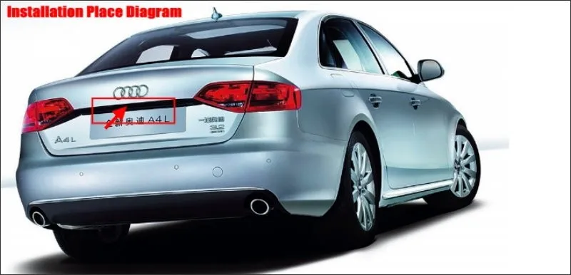 Liislee Лучшие продажи-задний Камера для Audi A4L A5 Q5 TT 2009~ 2012 умная камера для парковки обратный резервный/NTSC RCA AUX