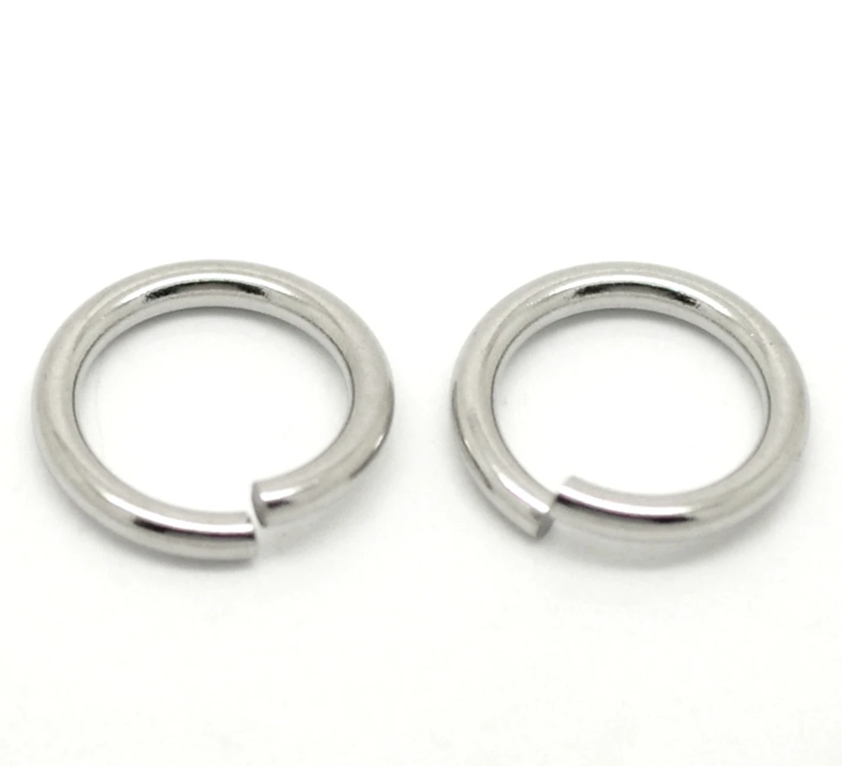 15mm Stainless Steel Split Rings /Open Jump Rings Jewelry Findings Hole