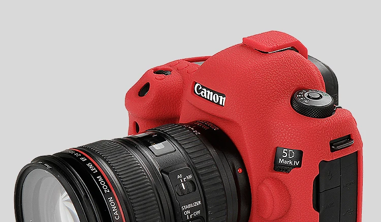 Мягкий силиконовый резиновый защитный корпус для камеры чехол кожа canon 5D4 5D MARK IV