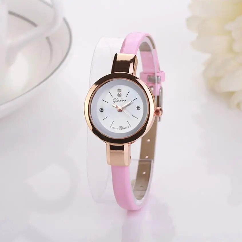 

2019 clock men's Women' watches Fashion Lady Round Quartz Analog Bracelet Wristwatch Watch Gift Top Brand Luxury