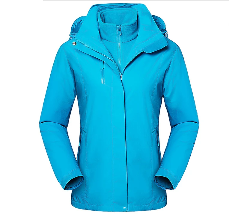 Женские зимние водонепроницаемые флисовые куртки с капюшоном для походов, лыжных прогулок, девочек и девушек, европейские размеры XS-3XL