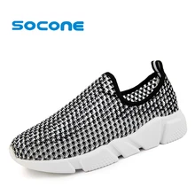 Socone/Женская прогулочная обувь; дышащая обувь из сетчатого материала; легкие женские лечебный фитнес-кроссовки на платформе
