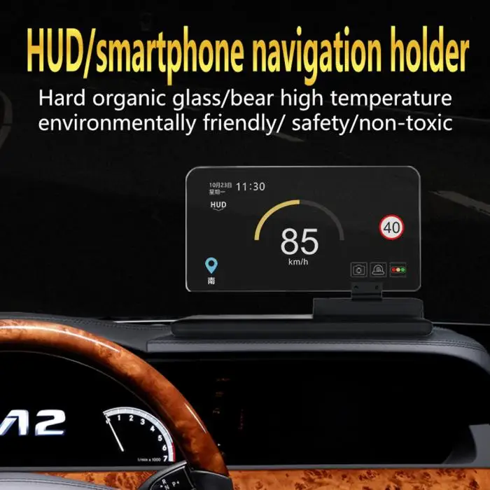 6-дюймовый держатель сотового телефона gps навигации изображение отражатель автомобильное крепление на приборную панель для HUD смартфонов XR657