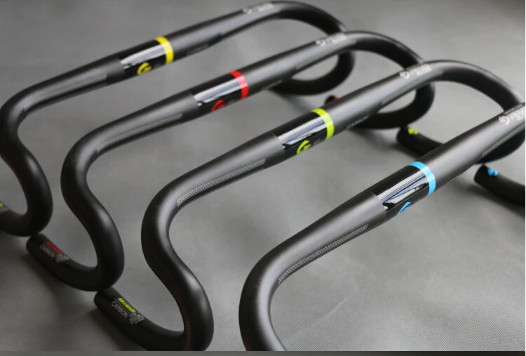 

ASIACOM Full Carbon Fiber Road Bike Handlebar Race Handlebar 31.8mm 400/420/440mm Newest Design