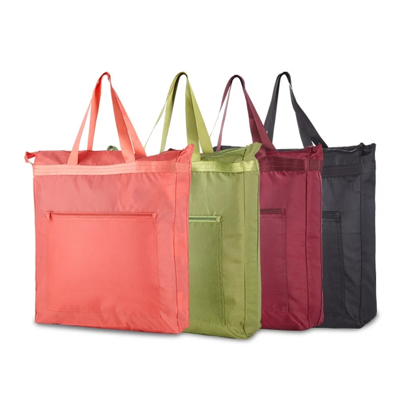 Reusable Shopping Bag Foldable Shopper Waterproof Oxford Handbag Woman Grocery bag Fabric Tote ...