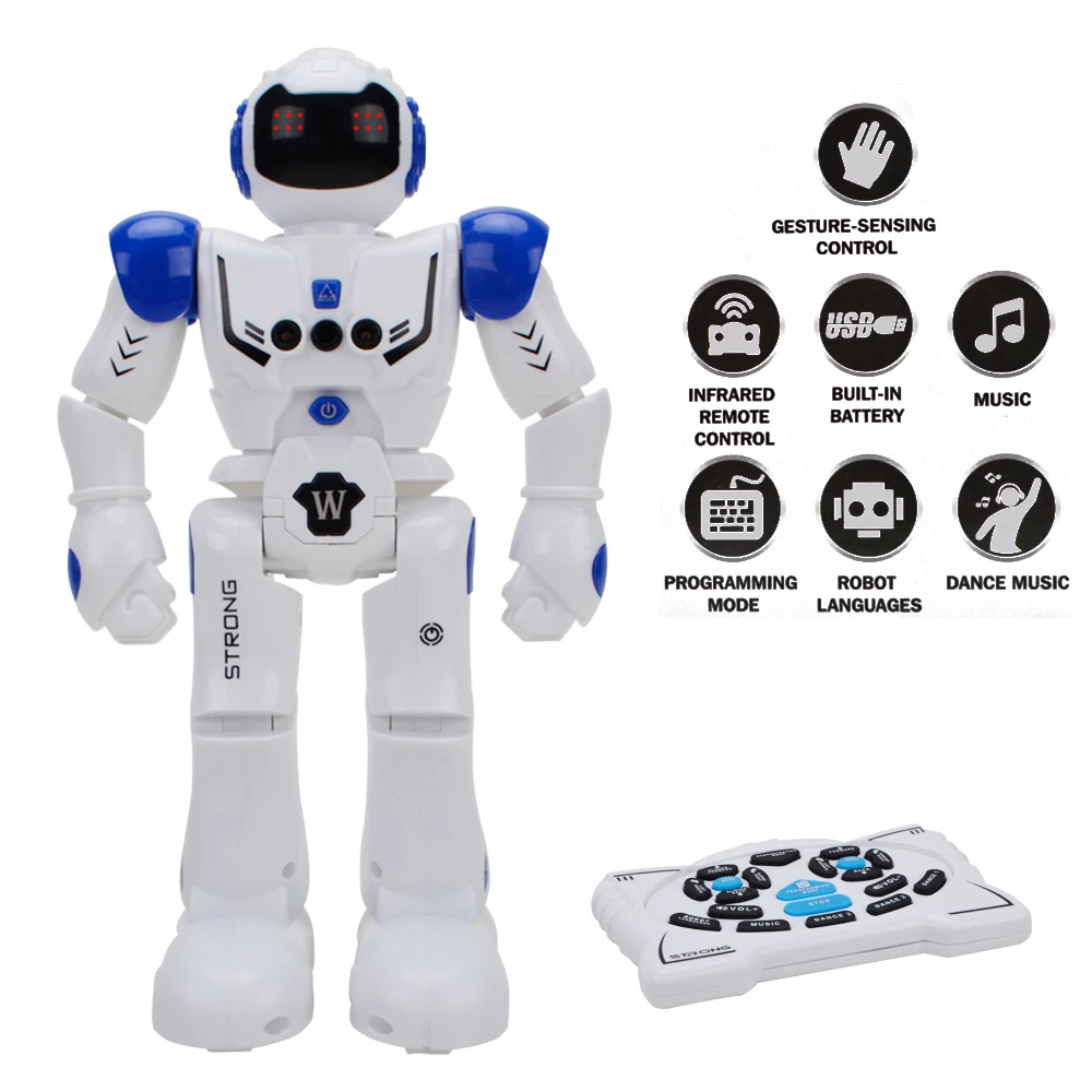 Remote Control Intelligent Robot Toy - Happytime Smart Action Robot Walking Sing Dancing Programmable and Gesture Sensing Remote Control Intelligent Robot Toy - Happytime Smart Action Robot Walking Sing Dancing Programmable and Gesture Sensing