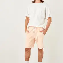 Trendyol новые розовые мужские отделанные шорты TMNSS19SE0061