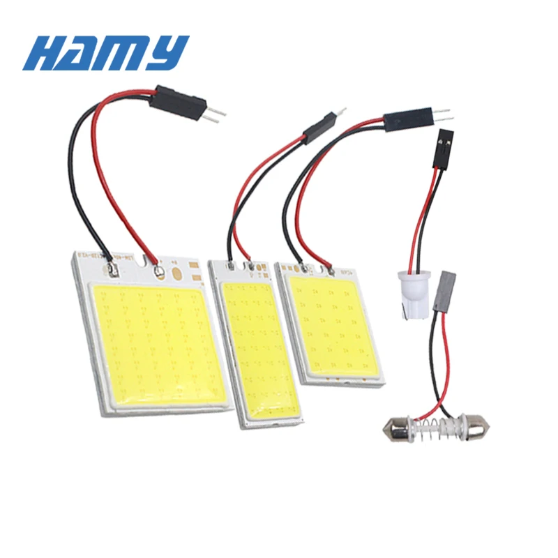 

1x C10W C5W Led COB Bulb T10 W5W LED for Car 12V 5W5 Interior Reading Light License Plate Lamp White Festoon 31mm 36mm 39mm 42mm