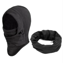 Зимние ветрозащитные походные шапки для мужчин и женщин, теплая Теплая Флисовая Балаклава для лица, лыжные шапочки для велосипеда, мотоцикла, шеи, теплый шлем, шапка