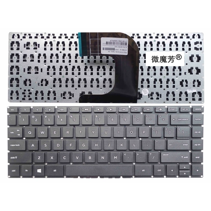 Brand New Fit HP 15-ac 15-ac000 15-af 15-af000 256 G4 series US black keyboard