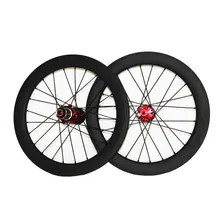 SEMA T700 18 inch 355 carbon road wheels with sunrise for birdy hub 960g best quality wheels 3K UD matt hot sale