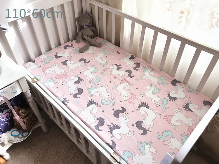1 шт., хлопок, детские кроватки, простыни с принтом, дышащий наматрасник для новорожденных, детские покрывала, детские постельные принадлежности - Цвет: A5