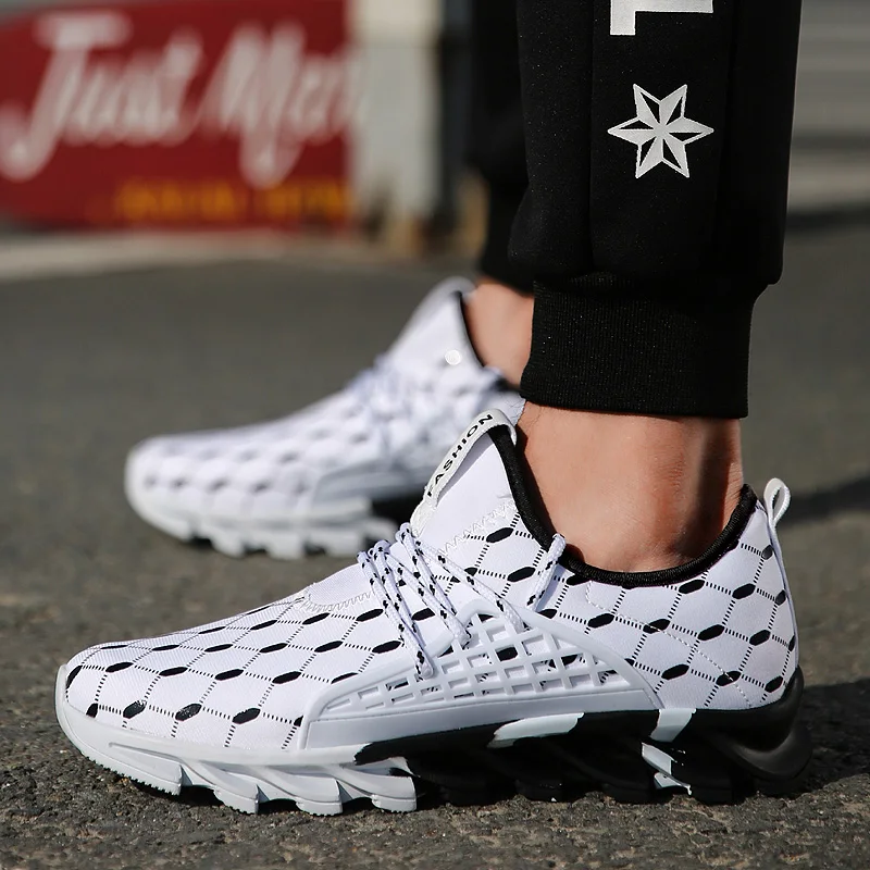 

2019 Running Shoes Men Outdoor Breathable Jogging Sports Blade Shoes Men Walking Sneakers For Men Athletic Male Trainers
