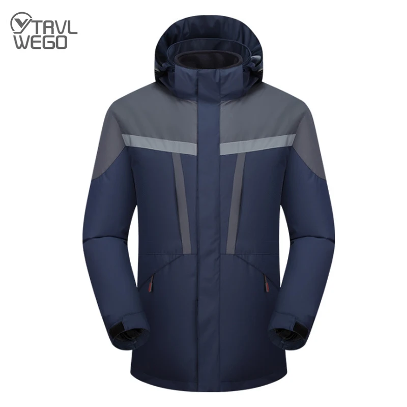 TRVLWEGO Ski Jacket Men Waterproof Winter Snow Removable Lining Thermal Coat Windproof Outdoor Mountain Skiing Snowboard | Спорт и