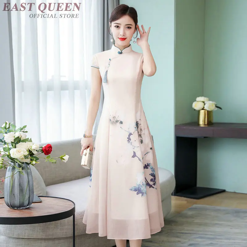 Ao Dai Cheongsam элегантные китайские платья лето Aodai сексуальное восточное платье Qipao вьетнамская одежда Ao Dai платье TA1751