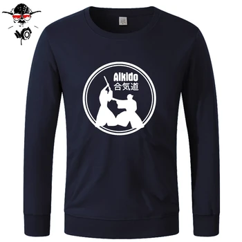 

Aikido jiu jitsu Printed Hoodies Men's long Sleeve O Neck Tracksuit For Men Hoodies, Sweatshirts