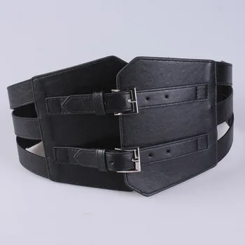 

Double agio elastic obi personality LvKong waist ShenYao sealing girls fashion accessories