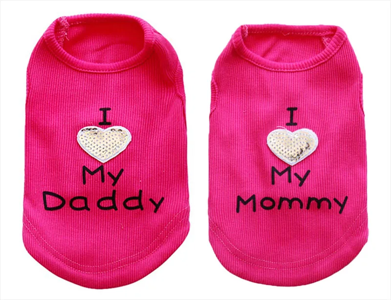 Fushia dog vest