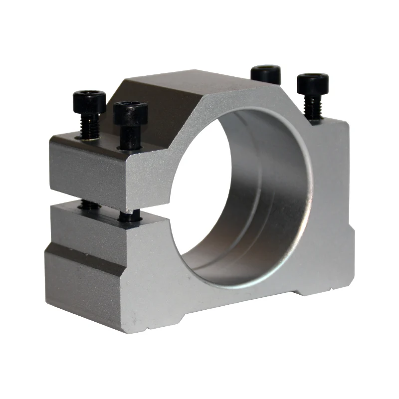 52 57 65 80mm Aluminum CNC Spindle Clamp CNC Spindle Motor Fixture Mount Bracket CNC Engraving Machine Tools Accessories