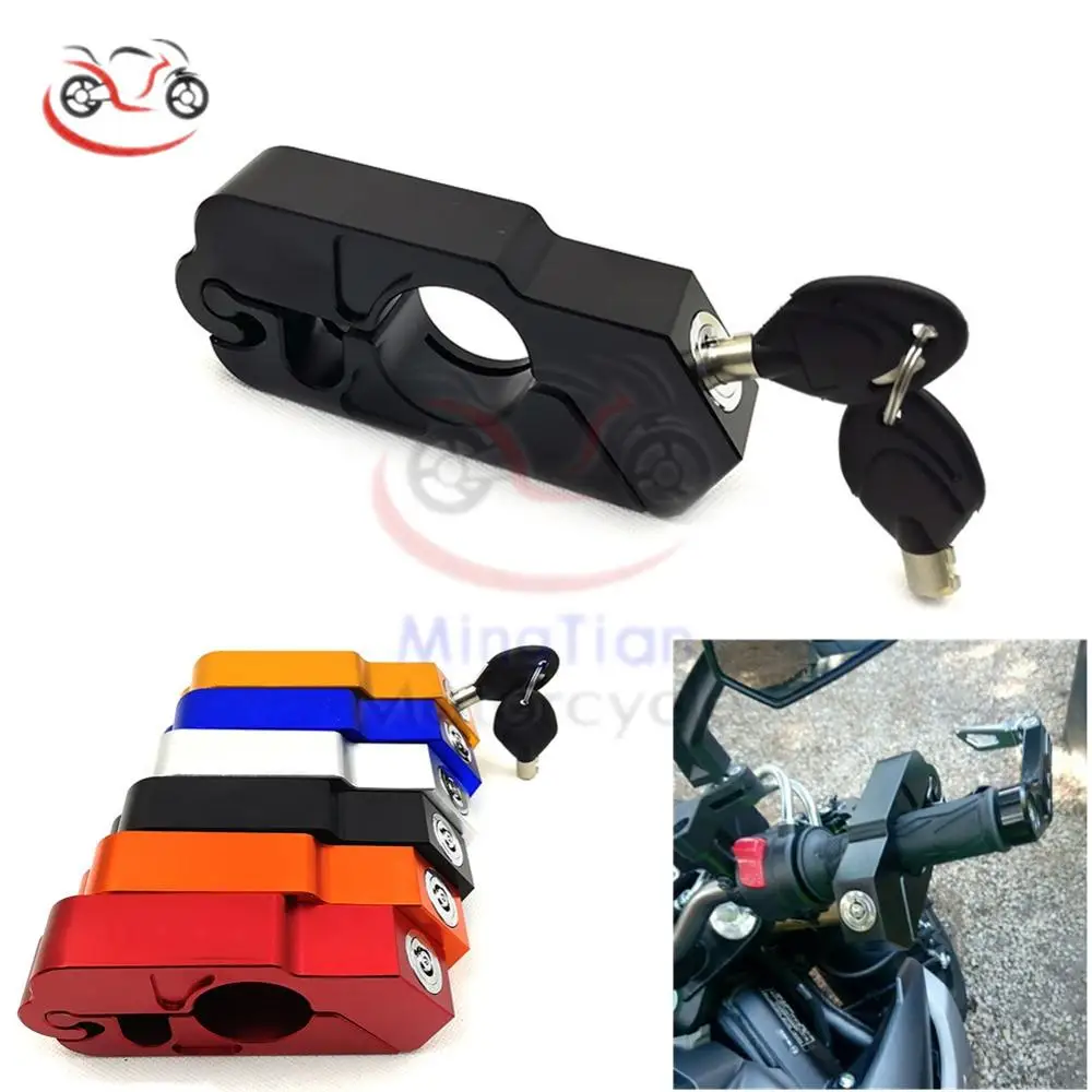 Universal CNC Motorcycle Handlebar Grip Throttle Lock Dirtbike Brake