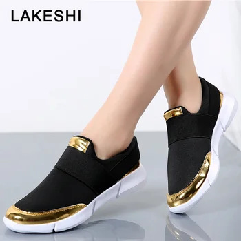 

2019 Fashion Women Loafers Lightweight Women Shoes Mesh Breathable Sneakers Women Casual Shoes Gray Soft Female Shoes 35-42