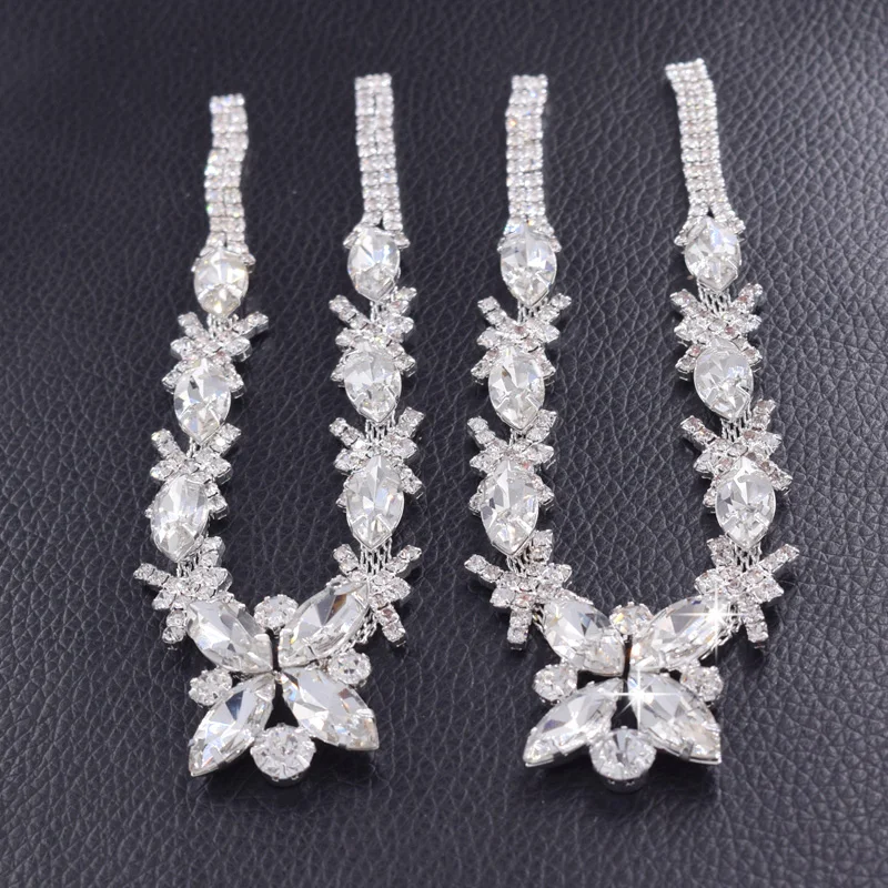 Strass crystal rhinestone shoes appliques patches (5)