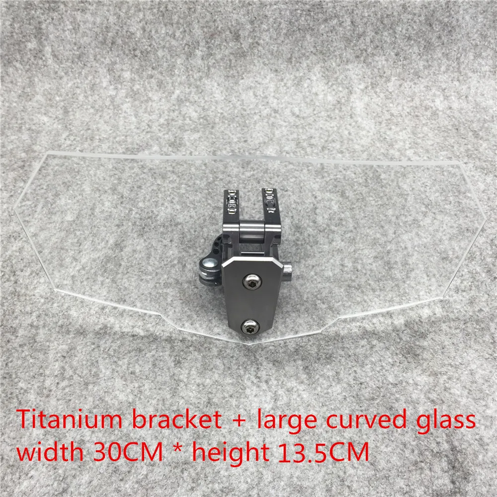 Motocicleta para Kawasaki Modificado Moto Windshield Ventosa Ajustável Universal Brisa da Bmw Ducati Honda Ktm 13 Modificado moto pára-brisa ajustável universal da motocicleta