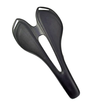 

2019 Summer Ultralight MTB Carbon Fiber Bicycle Saddle Hollow Bike Seat Leather Cushion for Road Bike Cycling Accessories