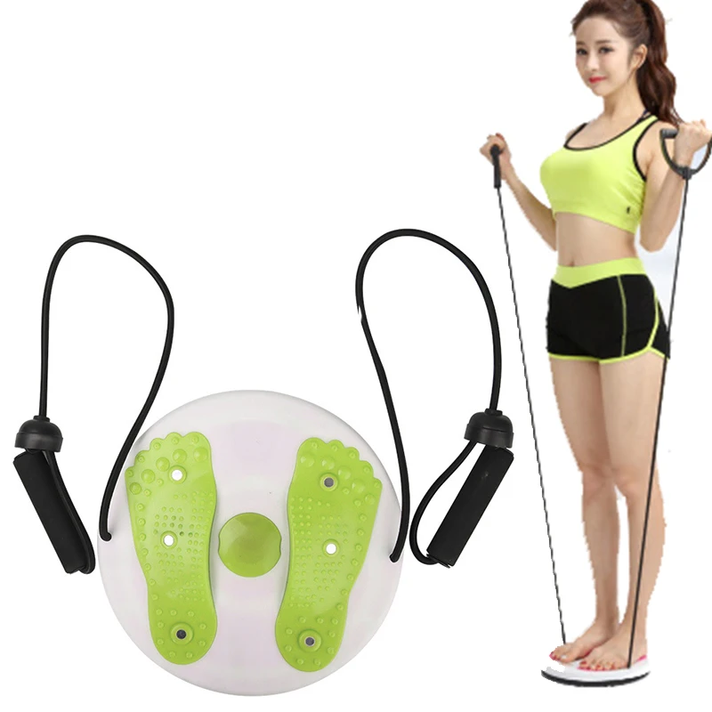 Fitness Twisted waist Plate Magnet waist wriggle Plate Balance Aerobic Exercise Foot Massage Disc Twist Board