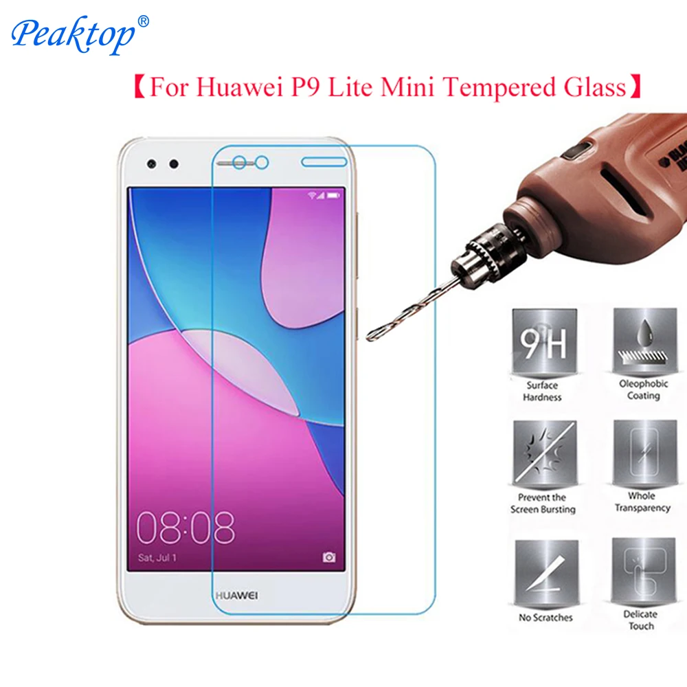 

Huawei Y6 Pro 2017 Tempered Glass For Huawei P9 Lite Mini SLA-AL00 TL10 Screen Protector Protective Film For Y6Pro 2017 SLA-L22