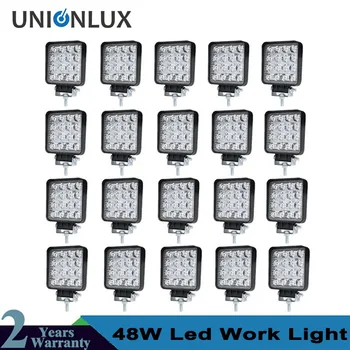 

20pcs waterproof 48w Flood/Spot led Work Light bar waterproof CE RoHS offroad truck car LED Driving Lamp 12v 24v