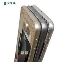 BINYEAE средняя рамка Корпус Шасси+ объектив камеры для samsung Galaxy S6 G920 G920F G920I G920W8 G920A G920T G920P G920R4