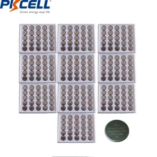 250 шт. PKCELL CR2032 3V литиевая батарея таблеточного типа сотовый батарейки-таблетки 210 мА/ч, DL2032 2032 KCR2032 5004L для смарт-часы с калькулятором