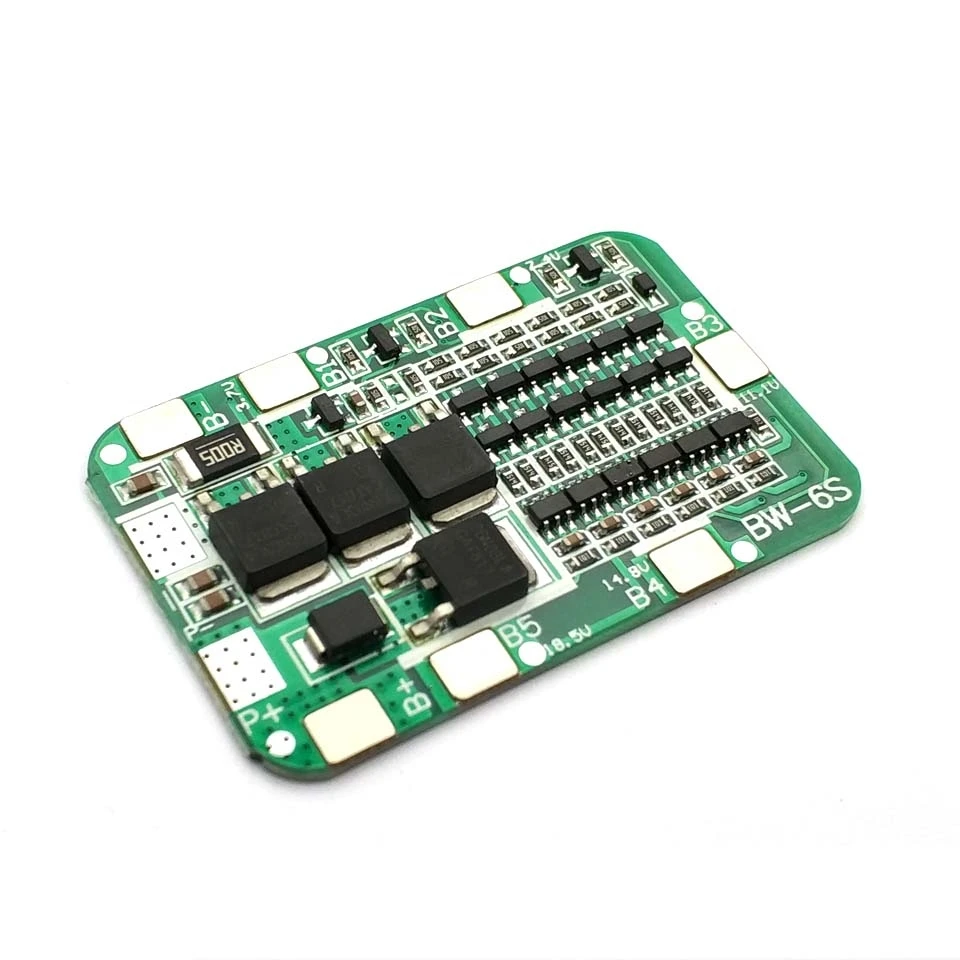 6S 15A 24V PCB плата защиты BMS для 6 пакетов 18650 литий ионный литиевый аккумулятор модуль