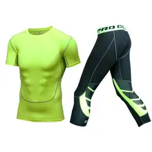 Горячая Для мужчин моделирующая одежда: майка+ штаны, утягивающая для похудения талии тренер черная футболка Фитнес тела горелки Утягивающее нижнее белье Комплекты S1