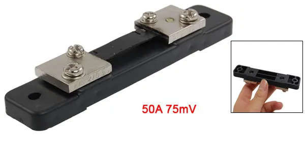 50A 75mV DC Current Measuring Shunt Resistor for Ammeter