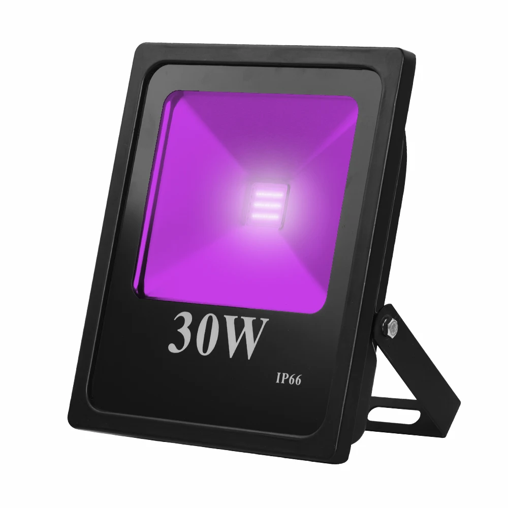 ANJOET 30 Вт Blacklight UV светодиодный прожекторы 110 В 220 В IP66 водонепроницаемый ультрафиолетовое Обнаружение Прожекторы для Хэллоуина Вечерние