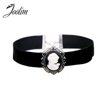 Ювелирные изделия joolim оптом/ красивые женские фигуры черный бархат колье ожерелье Модные ювелирные изделия аксессуары