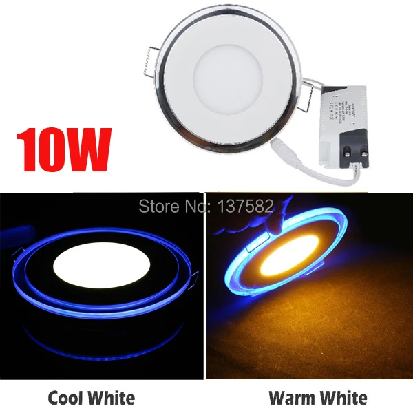 

2017 New Arrival 10W LED Panel Ceiling Light Recessed Round LED Ceiling Light 85-265V 3D LED Panel Light