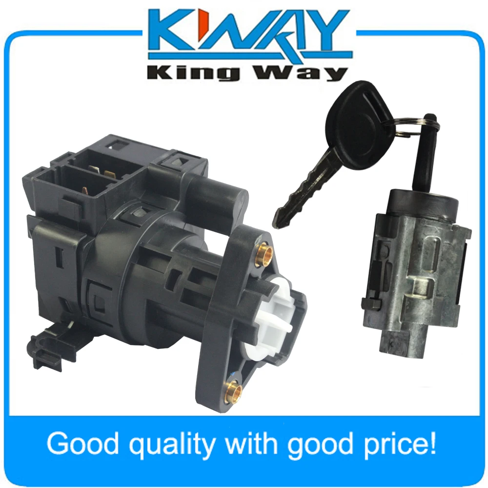 Free Shipping Ignition Lock Cylinder & Switch Key 12458191 22599340 Fit