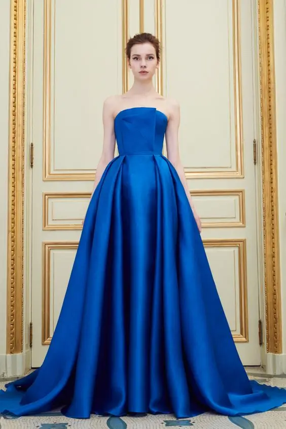 aline satin dress