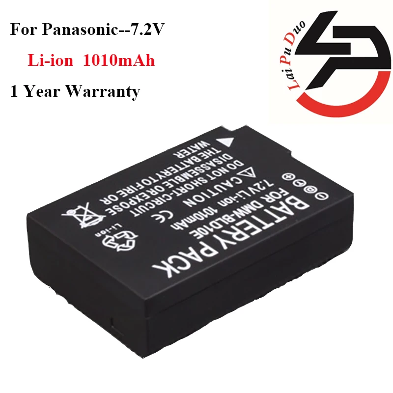 

Brand New 1010mah Replacement Camera Battery For Panasonic DMW-BLD10 DMC-G3 DMC-GF2 DMC-GX1 DMC-GF2CS DMC-GX1XS