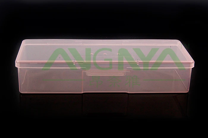 Angnya 1 шт. розовый дрель прямоугольная коробка для художественного оформления ногтей, гербарий ногтей ювелирные алмазы нейл-арта Стикеры A108