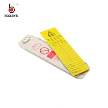 Safety Scaffolding Protector Tag Holders Inserts Marker Pens large fixed assets Security sign Scaffolding BD-P32 personal assets