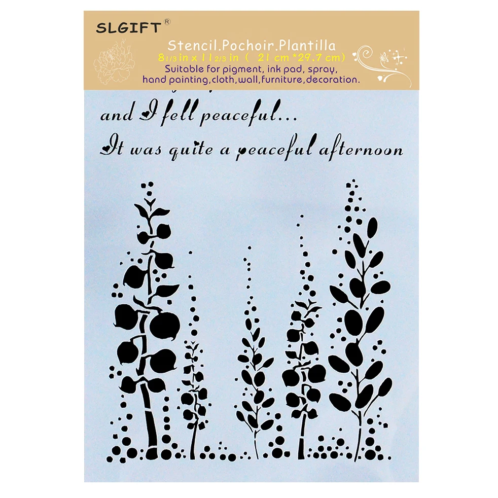 

Stencils for Wall Painting DIY Scrapbooking Photo album Paper Card Making Craft Decorative Embossing Template