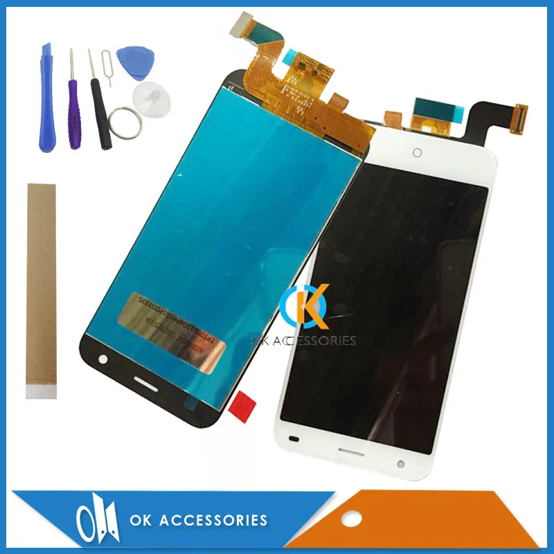 ЖК дисплей белого цвета для ZTE Blade S6 + кодирующий преобразователь сенсорного