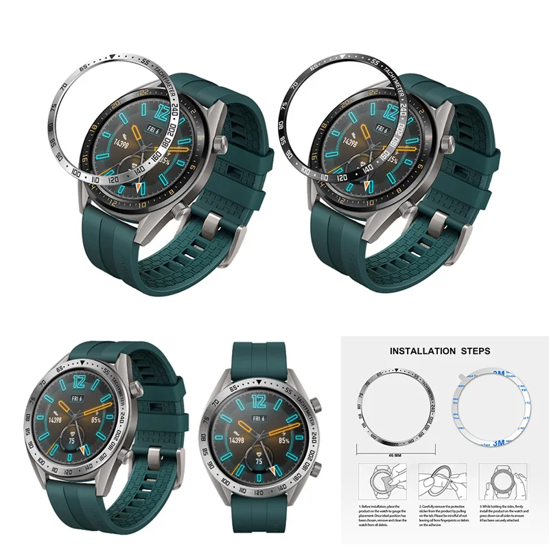 Newly Bezel Ring Cover Anti Scratch Stainless Steel Protection for HUAWEI Watch GT |